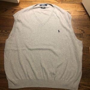 Men’s 3XB heather gray sweater vest